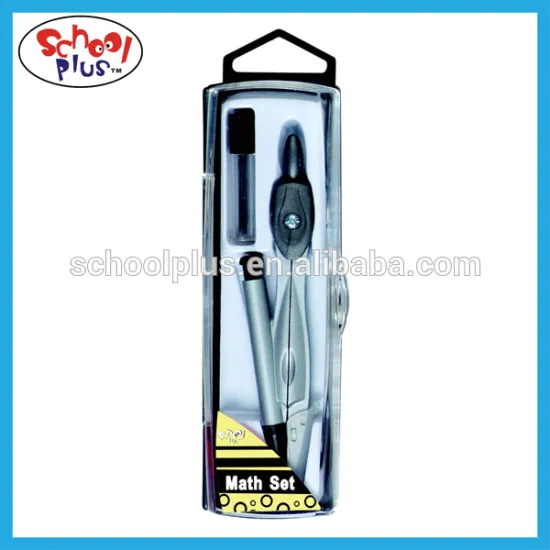 High quality professional school compass box,school stationry compass set