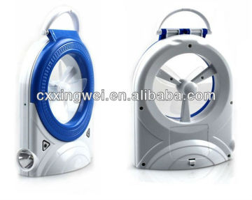 recharging two-purpose multifunctional emergency table fan