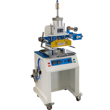Máquina de estampado caliente neumático 618-D para relieve de cuero