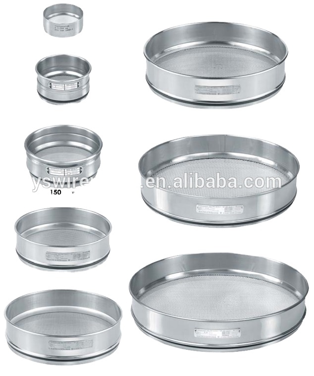 Fine Mesh Stainless Steel Test Lab Sieves 3\" 6\" 8\" 10\" 12\" Diameter for Solid Filter Metal Product