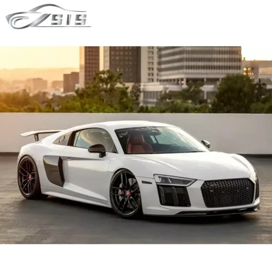 R8 Carbon Fiber Parts - V Style DRY Carbon Front Lip, Rear Lip Spoiler for AD R8 2018-2020