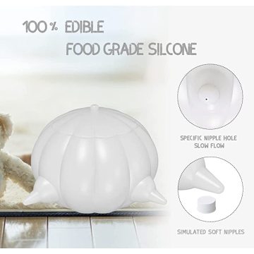 Bol de lait d&#39;alimentation du lait pour animaux de compagnie Silicone animaux de compagnie de lait