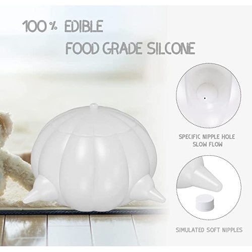 Pet Milk Feeding Bowl Silicone Husdjur Mjölkmatare