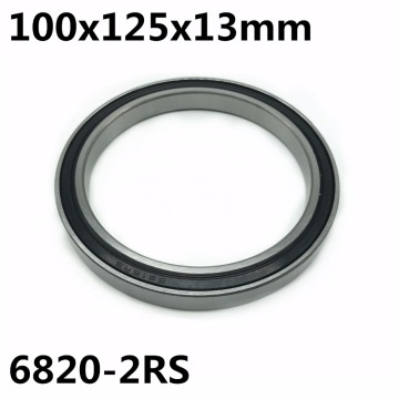 1pcs 6820-2RS 100x125x13 mm The high quality of ultra-thin deep groove ball bearings 6820RS 6820
