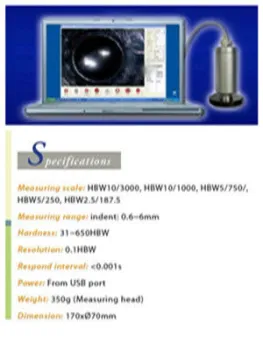 Quick Respond Automatical Brinell Hardness Testing With Optical Measuring System