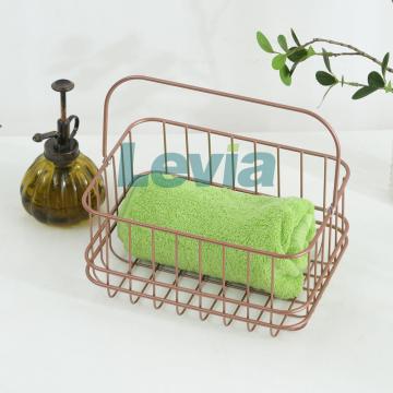 metal towel rack basket storage