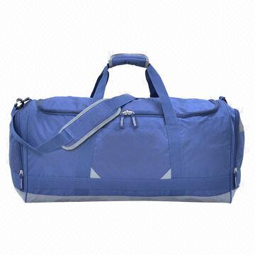 Travel bag, made of 600D polyester, sport design, different colors, sizes and patterns are available