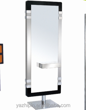 Industrial Double-Sided Salon Station Mirror Styling Station