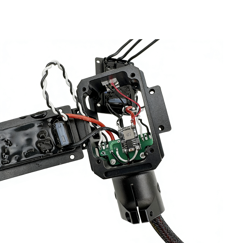 CNC OD25mm X8 Dual Motor Mount with 2pcs 40A ESC Assembly, Double-motor Bracket with 40A ESC Assembly for Pipe 25mm UAV Drone