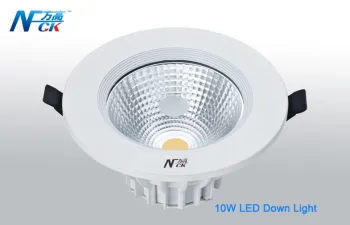 10w / 12w / 15w Ac 120volt Ra 90 Cob Led Down Light For Workshop