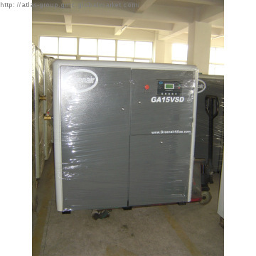 Atlas Copco Advanced Frequency-Injected Screw Compressor GA15VSD
