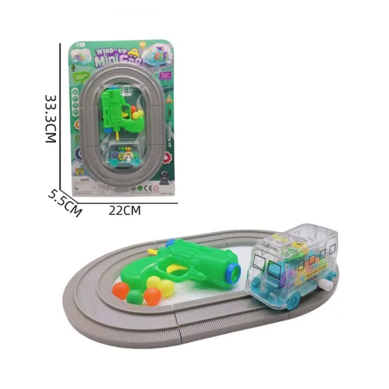 Discounted DollarToy Promotion: Wind Up Toys, Slot Railway Mini Cars with Guns - Affordable Pricing