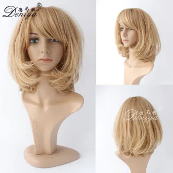 Alibaba China manufacturer maintain style long time blonde wigs with bangs
