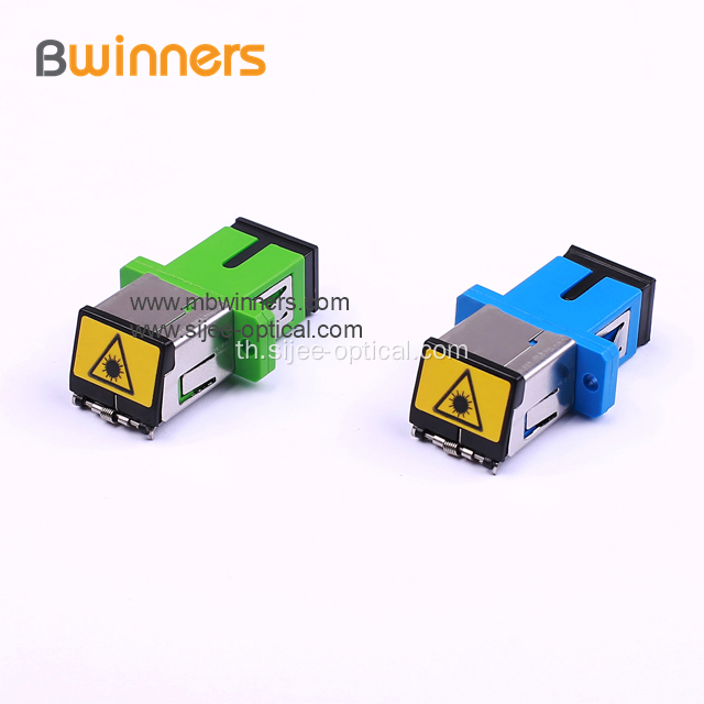 หน้าแปลนอะแดปเตอร์ไฟเบอร์ออปติก Simplex Duplex SC / LC
