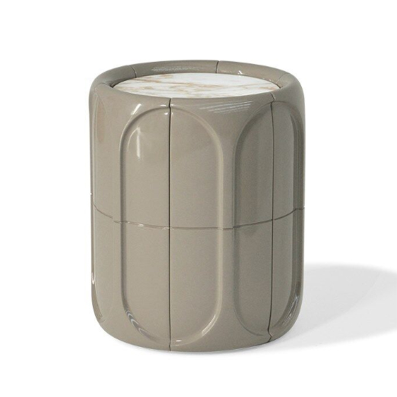 Elegant Delicate High End Marble Round Side Tables