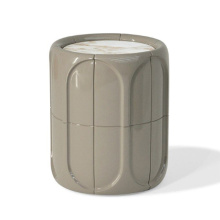 Mid-Century Modern Side Tables Elegant Delicate High End Marble Round Side Tables Manufactory