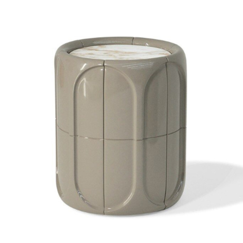 Mid-Century Modern Side Tables Elegant Delicate High End Marble Round Side Tables Manufactory