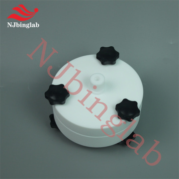 NJbinglab Laboratory PTFE filter holder, resistant to strong acids and alkalis, for HCl sampling