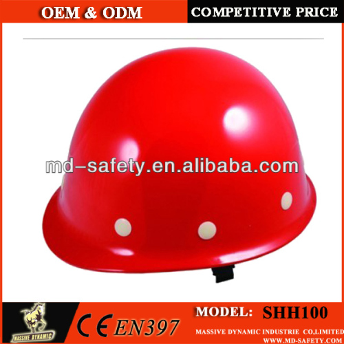 HDPE/ABS safety helmet with high impact resistance