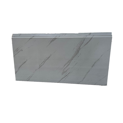 White Marble Facade PU Sandwich Panels for Retrofits