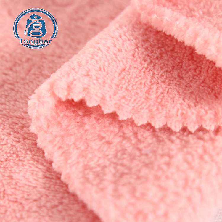 Blanket Sherpa 100% Polyester Coral Fleece Fabric