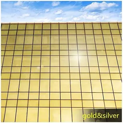 Active film silver reflective window film