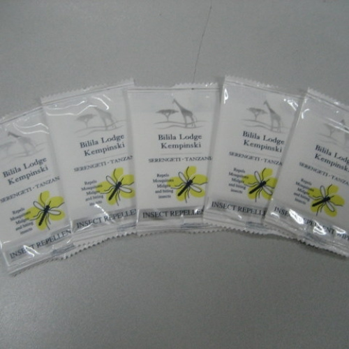Lenços umedecidos anti-mosquito para prevenção de insetos ao ar livre