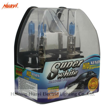 Super white halogen bulb H1, emergency vehicle lamp 12V55W