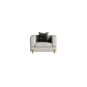 Ledercouch, Karamellsofa, 1 Sitzer Couch