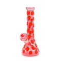 Pink glow strawberry Glass Bong