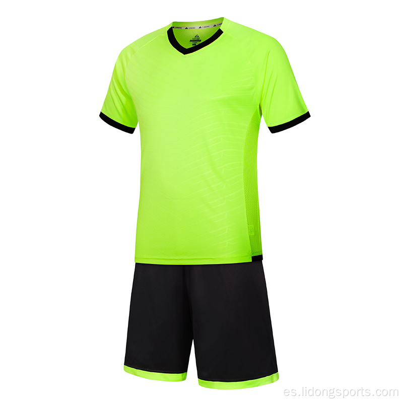 Kit de jersey de fútbol para hombres al por mayor