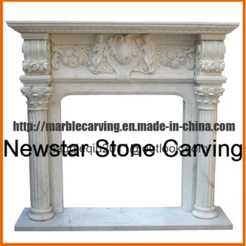Columns Marble Fireplace Surround Mf1718