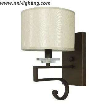1 Light Dark Bronze Wall Light with Fashionable Design