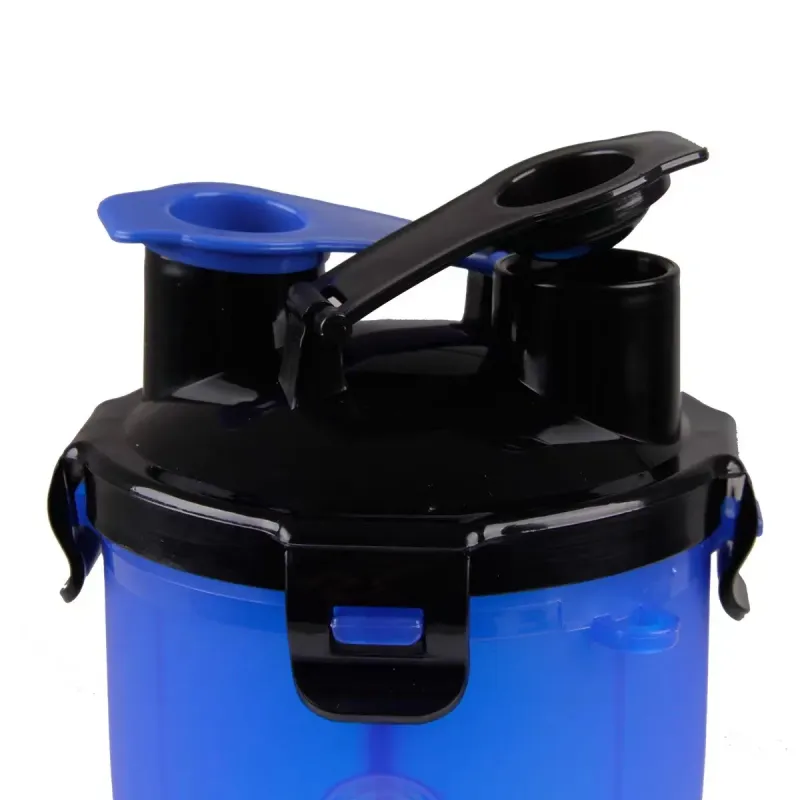 2 in 1 Portable Dog Water Bottle with Collapsible Dog Food Bowl