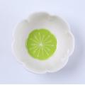 kids unbreakable serving bowl lotus leaf shaped