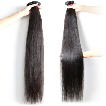 Long Straight Peruvian Virgin Human Hair Bundle Extensions Ready To Ship Cuticle Aligned Hair Weave Cheap Wholesale From China