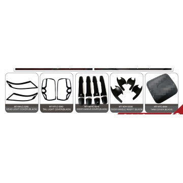 Kits de cromo accesorios 4x4 para Mitsubishi Triton 2019