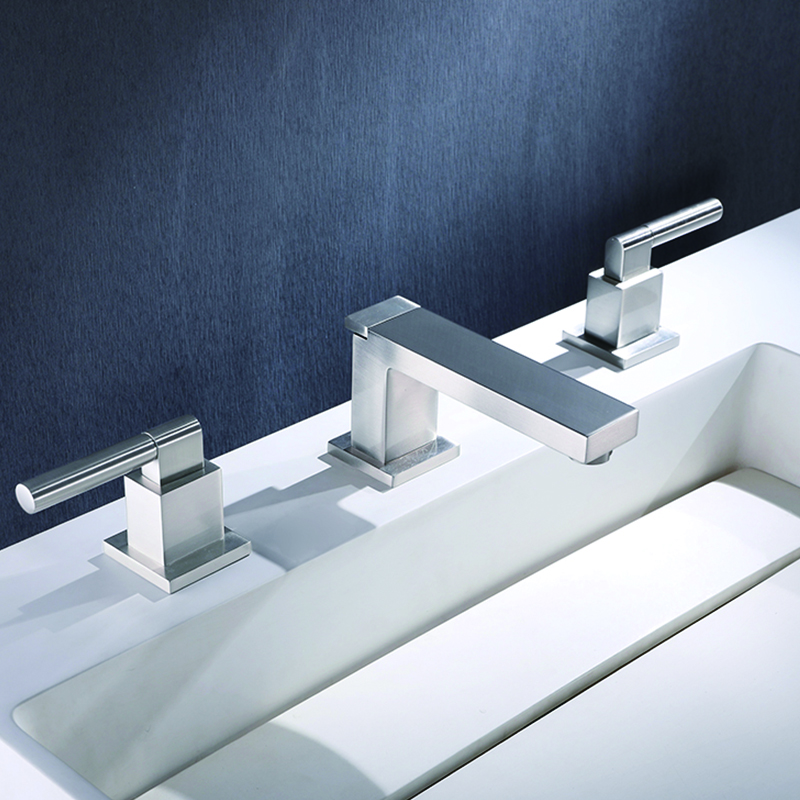 Luxury Bathroom Vanity Sink Faucet with Dual Handle