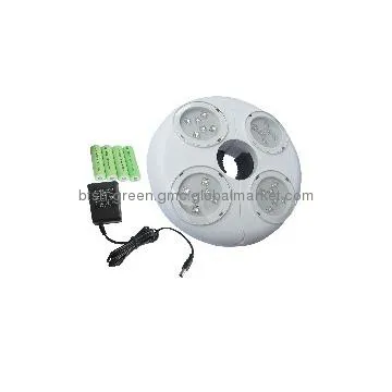 LED Umbrella Light with solar panel