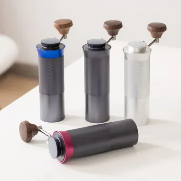 Professional Hand Coffee Machine and Grinder: CNC Stainless Steel Brewing Tools