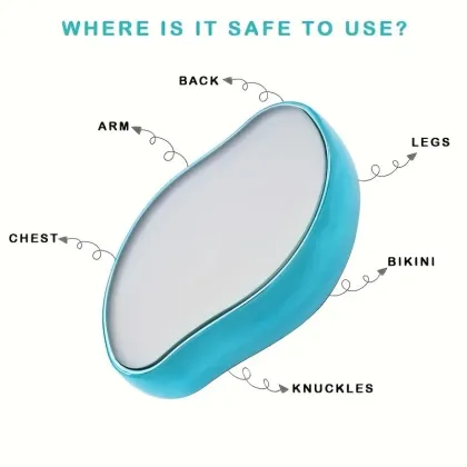 Reusable Nano Glass Hair Removal File Eraser