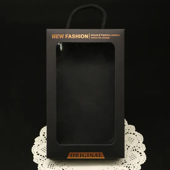 Custom Cell Phone Case Box with PVC Window