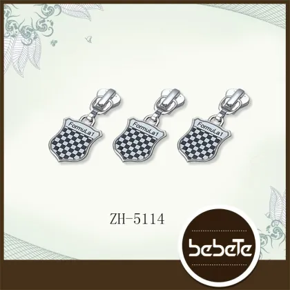 orange zipper slider zip pull zipper head