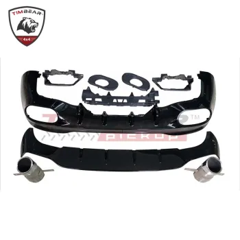 Facelifts Body Kits with Rear Diffuser and Exhaust Pipe for Mercedes-Benz CLA35 CLA45