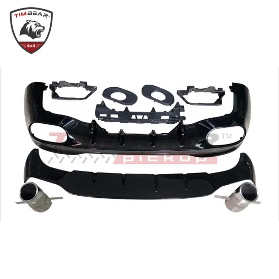 Facelifts Body Kits with Rear Diffuser and Exhaust Pipe for Mercedes-Benz CLA35 CLA45