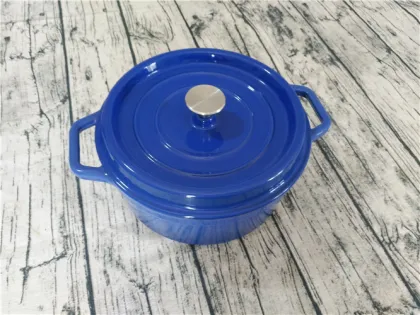 Enamel cast iron cooking pot/stock pot