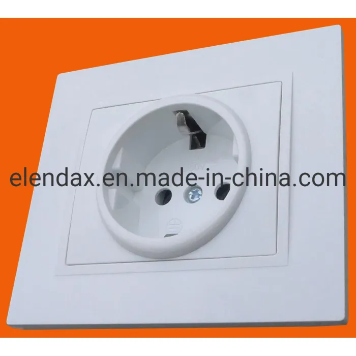 Soket Schuko Bahan PC untuk Irak/Timur Tengah F1010