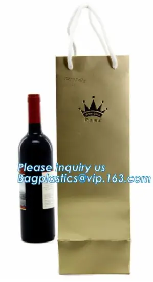 Drawstring Christmas Paper Gift Bag, Kraft Paper Gift Bag For All Occasions, medium gift bag coated paper gift bag with handle