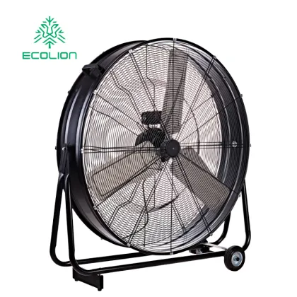 220V 900mm Thin Design Industrial Blower Drum Fan