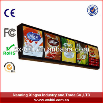 Chinese popular restaurant menu lighting box